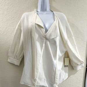 Worthington Cream Women's Blouse